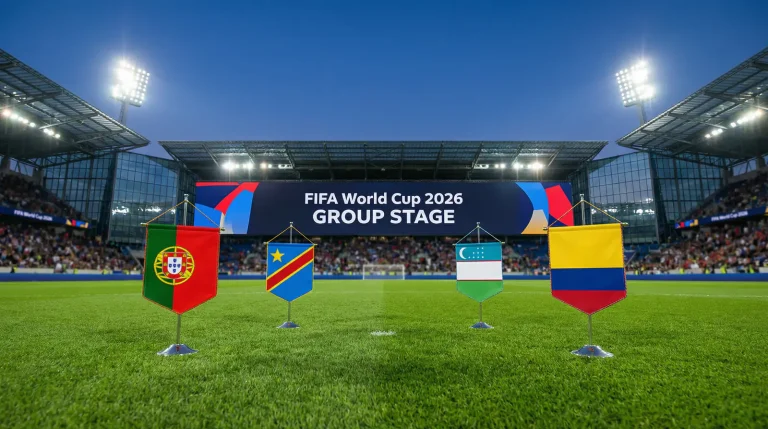 K grupas komandas Pasaules kausā 2026 — Portugāle, Kongo DR, Uzbekistāna un Kolumbija