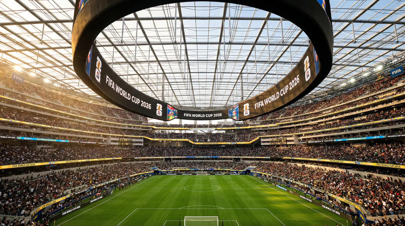 SoFi Stadium Losandželosā — Pasaules kausa 2026 spēļu vieta